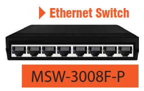 سوئیچ شبکه MSW-3008F-P برند مکسرون